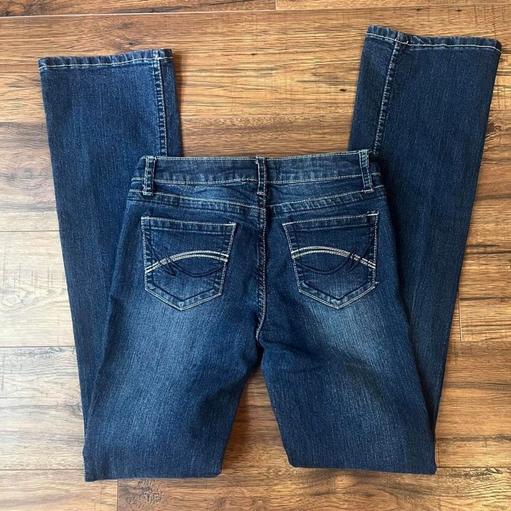 Tokyo Blue Y2K Low Rise Denim‎ Bootcut Jeans Womens 5 2000s Baddie McBling